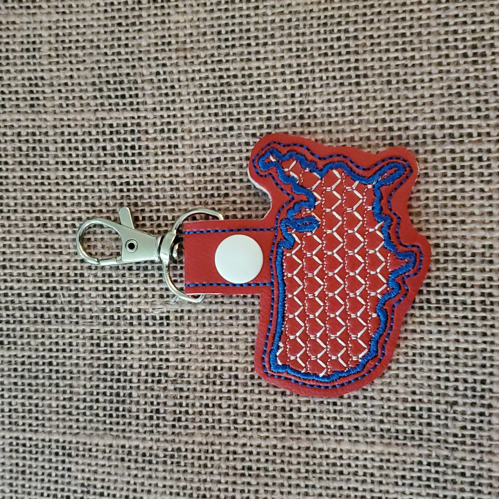 Handmade USA America Key Fob Key Chain NEW